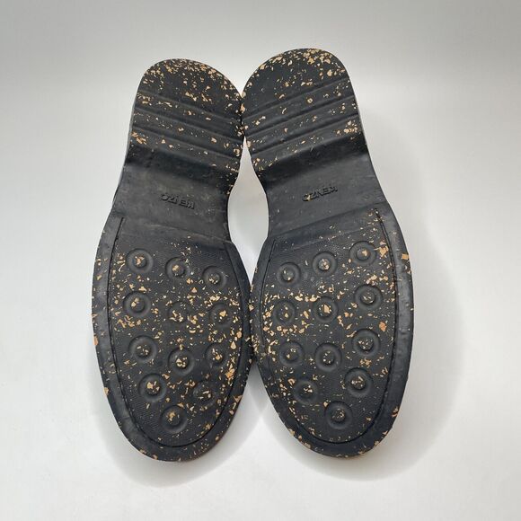 KENZO Teal Black Speckled Lug Sole Streetwear Dress Shoes Mens Size EU 43/US 9.5 main image 4